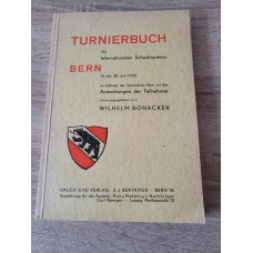 TURNIERBUCH des  NTERNATIONALEN SCHACHTURNIERS - BERN  1932